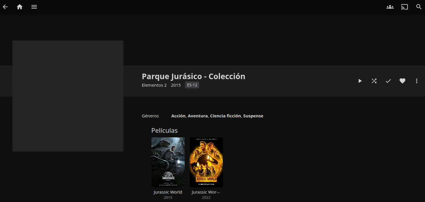 Colección sin metadatos