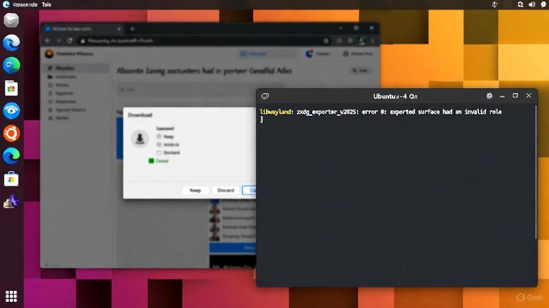 Featured image of post Solucionar el cierre de Microsoft Edge en Linux (Wayland) al descargar Archivos