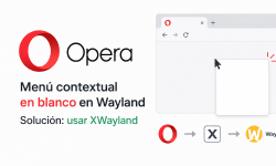 Featured image of post Fixing the blank context menu in Opera under Wayland on Linux